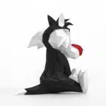 Papercraft de Grominet en origami 3D