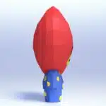 Papercraft de Tata em origami