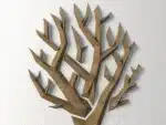 Minimalist 3D Origami Paper Tree Wall Art, papercraft 3D, back view
