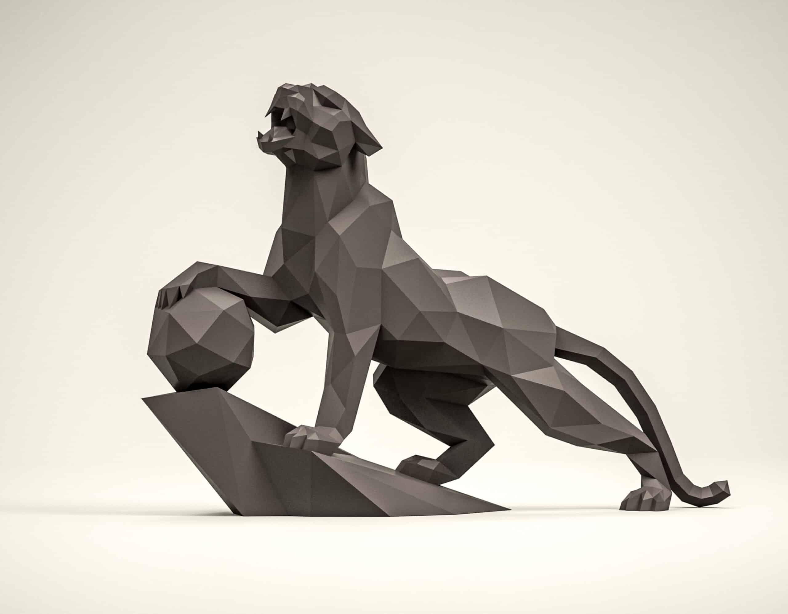 Origami Pantera Papercraft Origami Pantera Papercraft