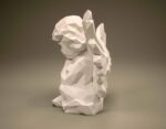 Papercraft angel in 3D origami