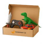 Papercraft sea turtle in 3D origami