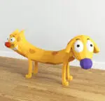 3D Origami Dog and Cat Papercraft, 3D model
