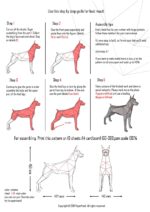 Papercraft Doberman in 3D origami