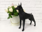Papercraft Doberman in 3D origami