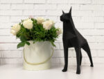 Papercraft Doberman in 3D origami