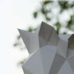 Papercraft owl in 3D origami