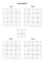 Papercraft di installazione piramide in origami