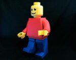 Papercraft de Legoman en origami 3D