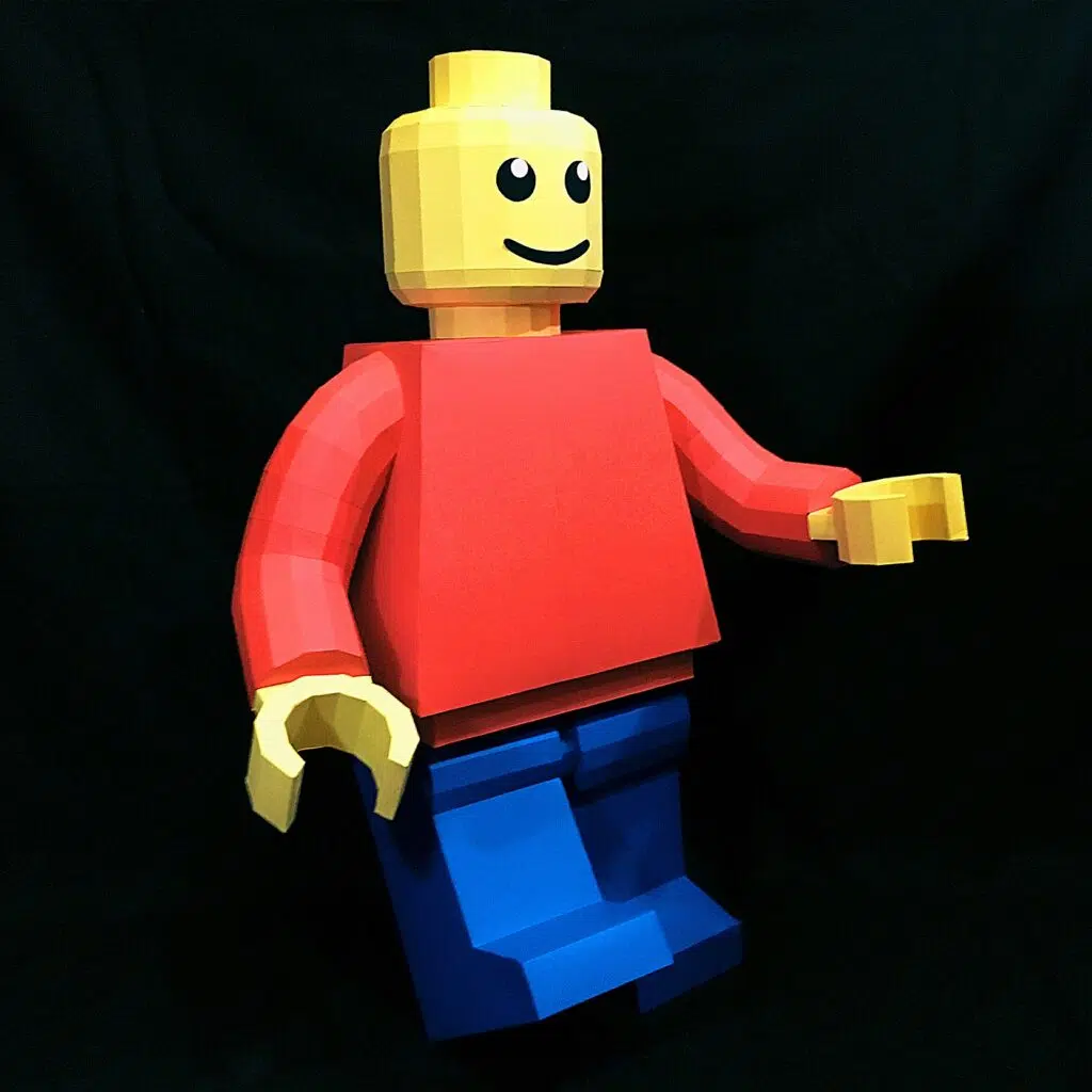 Legoman Papercraft als 3D-Origami
