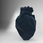 Origami 3D hart van ijs, weergave 7