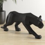 Papercraft panther in 3D origami