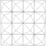 Papercraft d'installation pyramide en origami