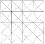 Papercraft d'installation pyramide en origami