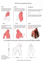 Papercraft de petit gorille en origami 3D