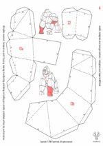 Papercraft de petit gorille en origami 3D