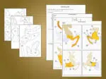 Geometric Deer Wall Papercraft Origami PDF, detail