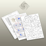 Papercraft of Baby Yoda in origami