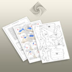 Papercraft de bouquetin à grandes cornes en origami 3D