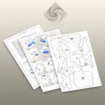 Steenbok met grote horens in 3D-papercraft, weergave 8