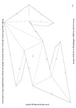 Chiffre 4 en papercraft 3D – modèle PDF pour anniversaire, déco DIY et événements festifs