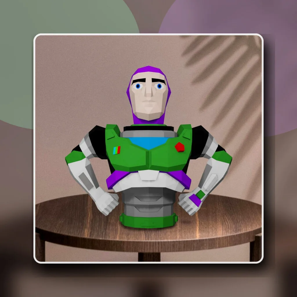 Buzz l'éclair en papercraft 3D