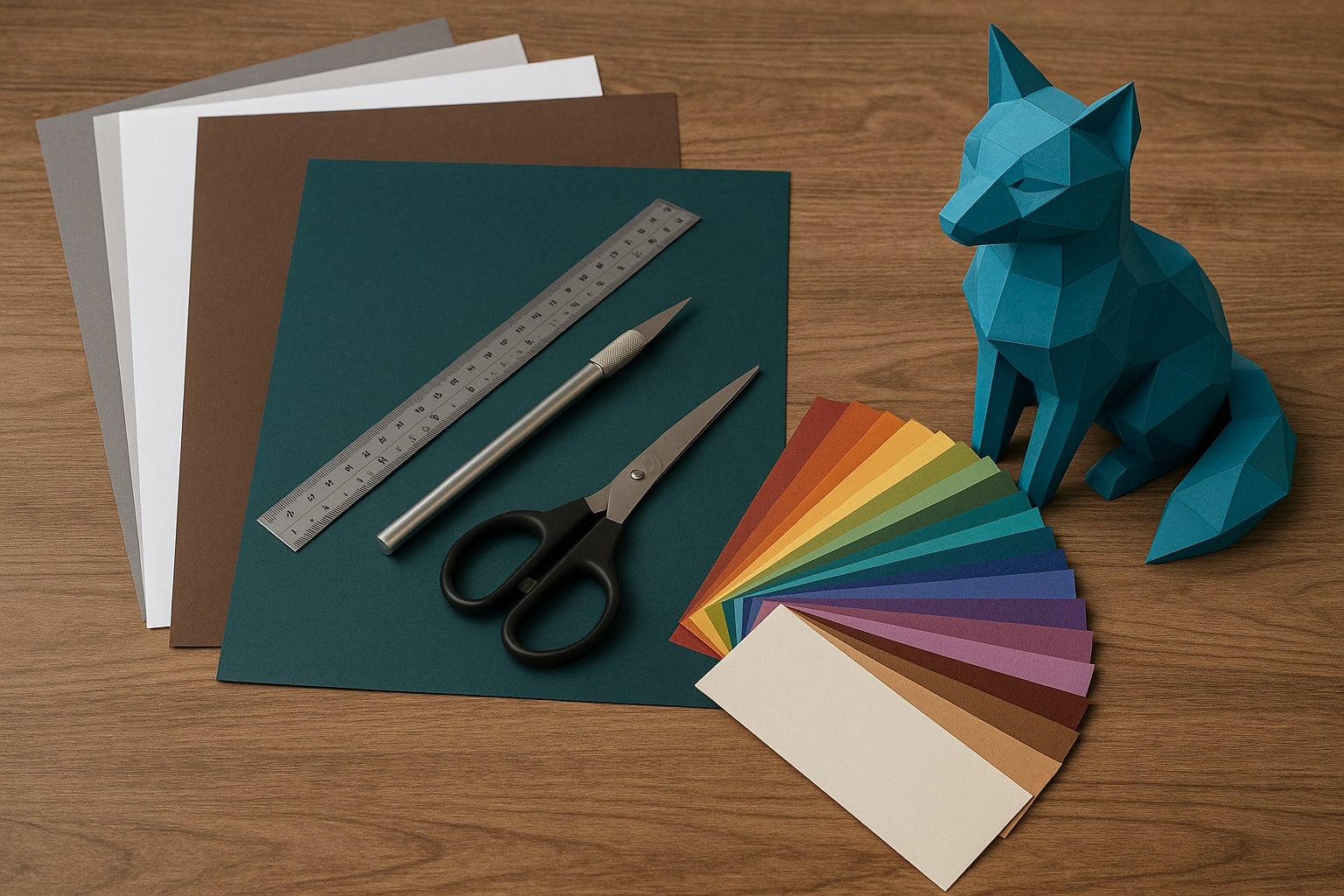 Comment choisir le papier idéal pour vos projets de papercraft 3D
