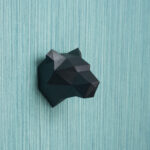 Papercraft di testa di puma in origami 3D