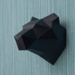 Papercraft di testa di puma in origami 3D