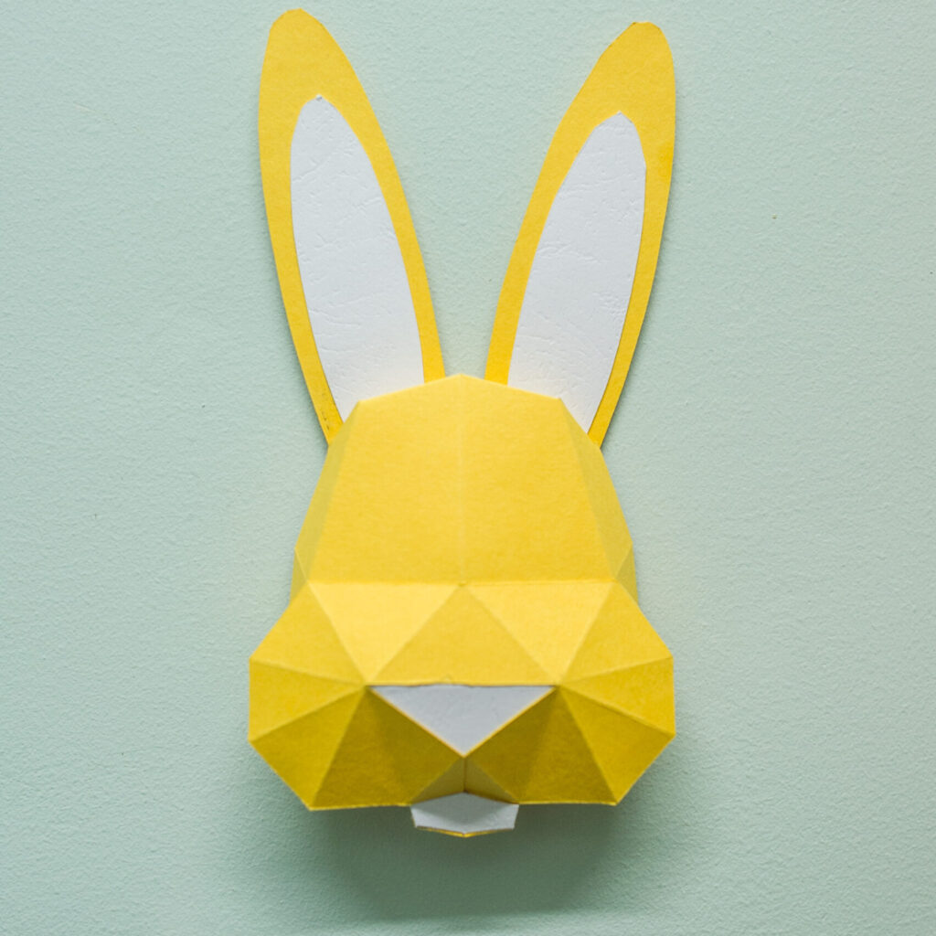 Papercraft baby rabbit in 3D origami Papercraft baby rabbit in 3D origami