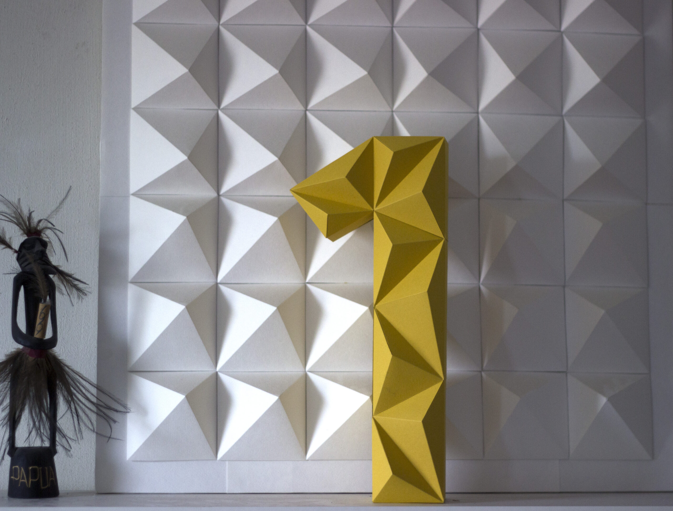 Papercraft number one in 3D origami Papercraft number one in 3D origami