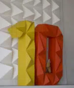 Chiffre 0 en papercraft 3D - patron PDF à imprimer pour déco d’anniversaire et projets créatifs