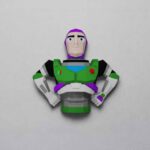 Papercraft Buzz Lightyear in 3D origami