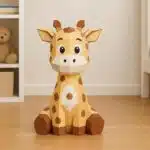 Knuffelige babygiraf papercraft 3D, 3D-model