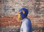 Aapmasker in 3D-papercraft, weergave 6