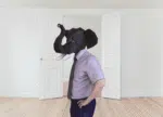 Masque d'éléphant en papercraft 3D