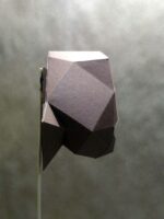 Papercraft gorilla head in 3D origami