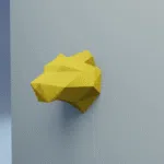 Pequeño trofeo cabeza de puma en papercraft 3D para niños