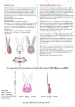 Bébé lapin en papercraft 3D - modèle PDF à imprimer pour enfants