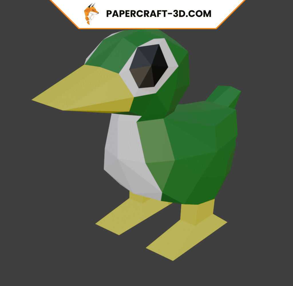 Papercraft di papera in origami
