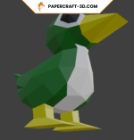 Papercraft di papera in origami