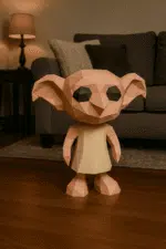 Dobby uit Harry Potter in 3D papercraft, 3D-model