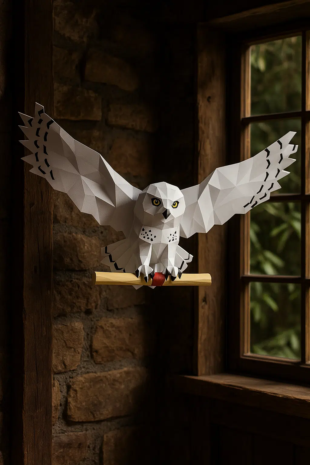 Hedwig-Eule aus Harry Potter als 3D-Papercraft