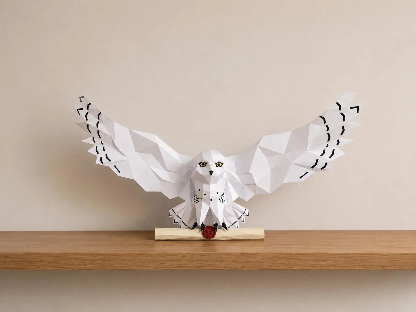 Hedwig-Eule aus Harry Potter als 3D-Papercraft