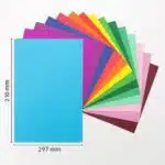 Printed Color Paper Kit with Pattern, papercraft 3D
