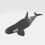 Orka in papercraft 3D, weergave 4