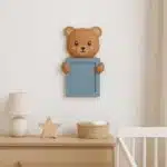 Porta-retrato de ursinho em papercraft 3D
