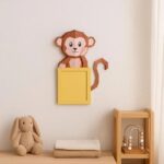 Cadre photo singe en papercraft 3D