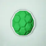 Groene schildpad van Mario in papercraft 3D, 3D-model