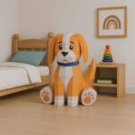 Papercraft 3D puppy origami